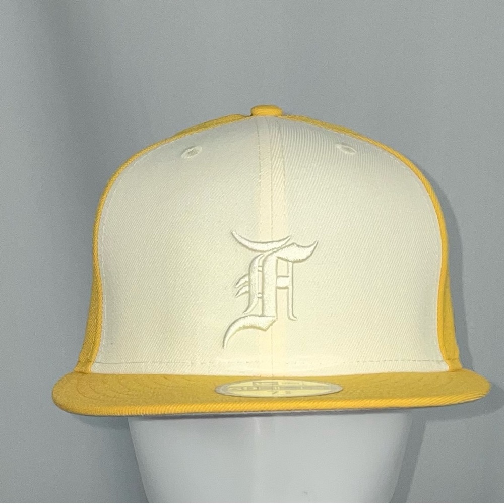 Fear of God Two-Tone Cream and Yellow Baseball Cap